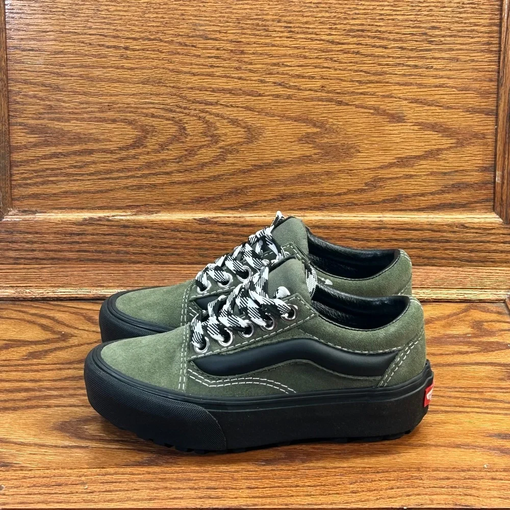 Vans Old Skool Lug Platform 90s Retro Grape Leaf‎ Black Shoes